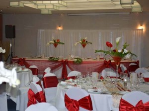decoration mariage rouge et or griffe deco nancy lorraine
