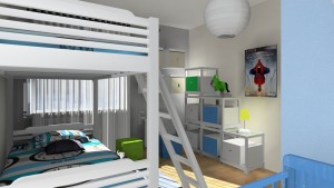 chambre enfants en 3d par griffe deco nancy