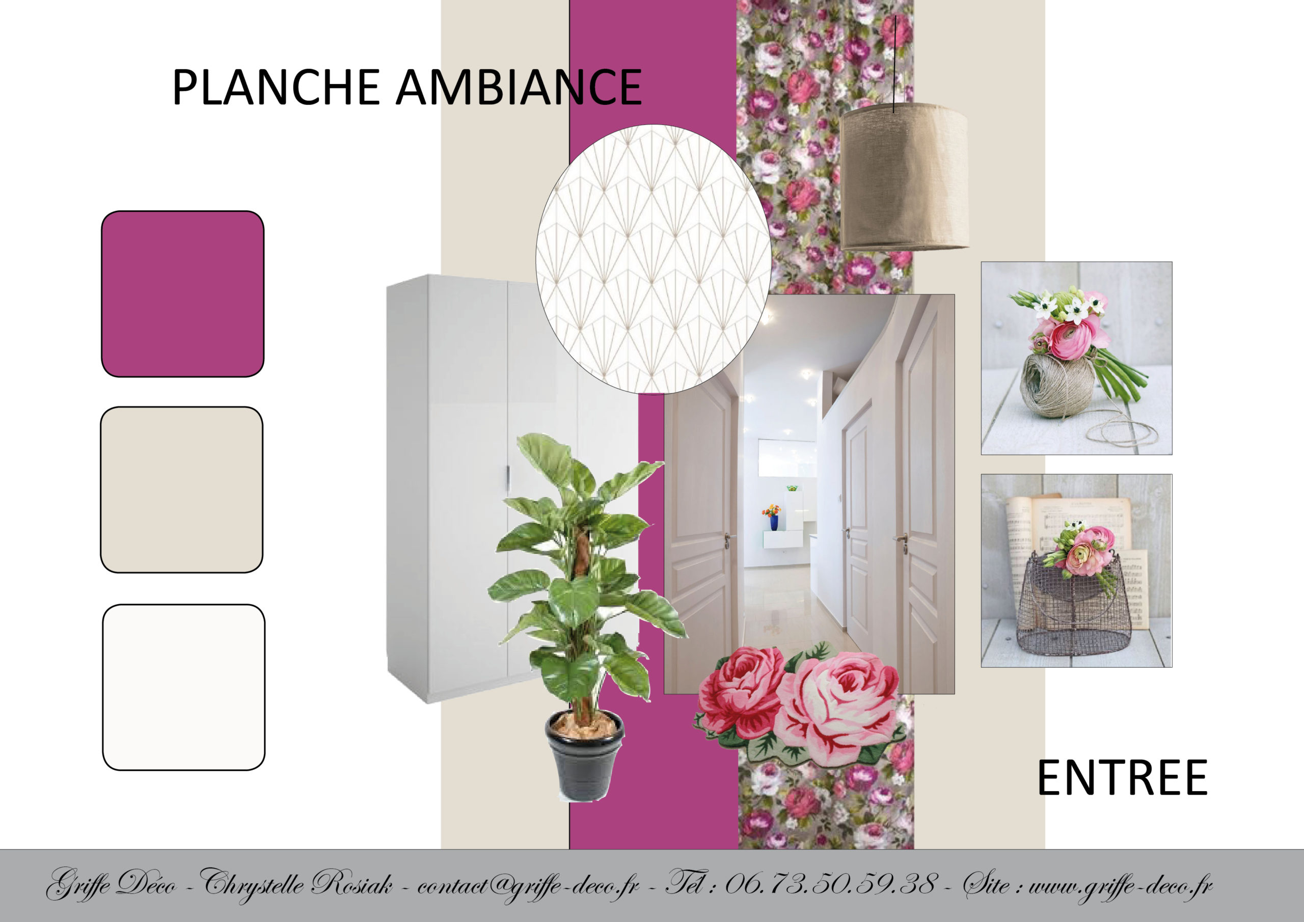 entree me seletf Planche ambiance Griffe Déco